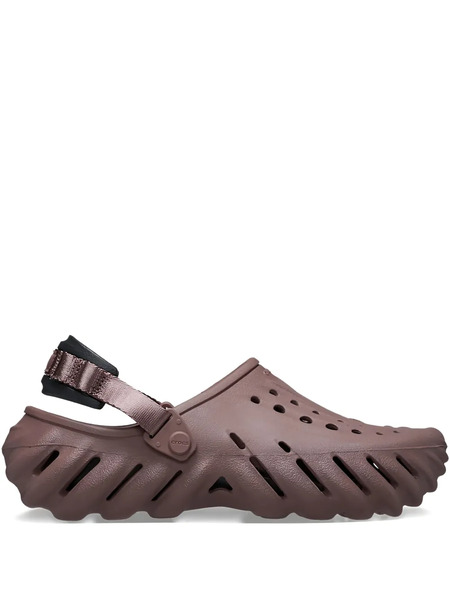  Crocs Echo Perforated-detail Clog Sandals - Red 