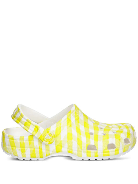  Crocs Gingham Slides - Yellow 