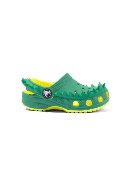  Crocs Kids Crocodile Spike-detail Sandals - Green 