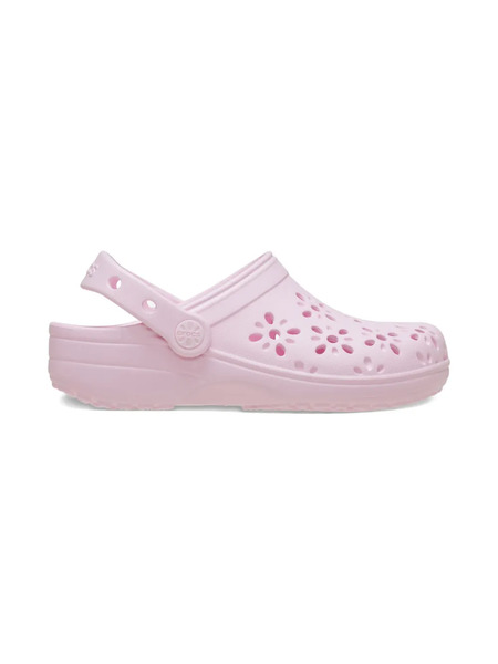  Crocs Kids Flower-detail Clogs - Pink 