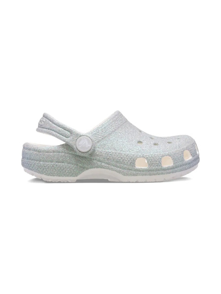  Crocs Kids Glittered Clogs - Silver 