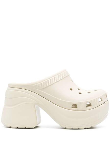  Crocs 95mm Siren Perforated-detail Clogs - Neutrals 