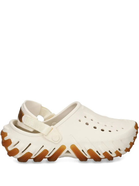  Crocs Perforated Backstrap Clog Sandals - Neutrals 