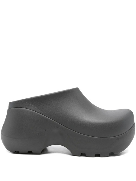  Crocs Platform Clog Slides - Grey 