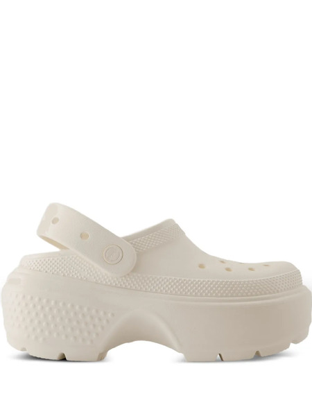  Crocs Platform-sole Clogs - Neutrals 