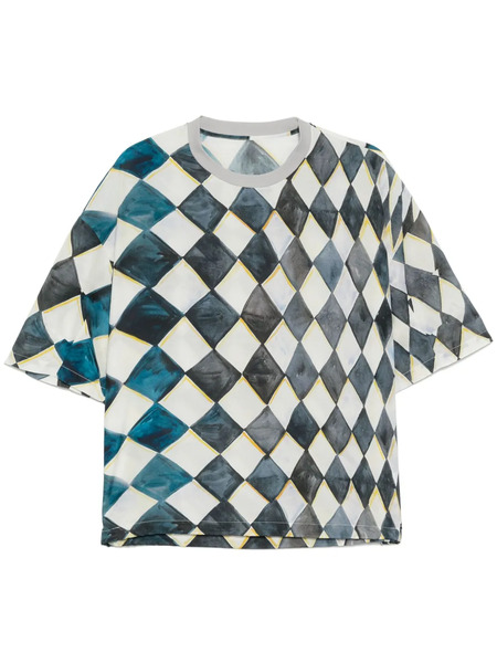 Croquis Patterned T-shirt - Blue 