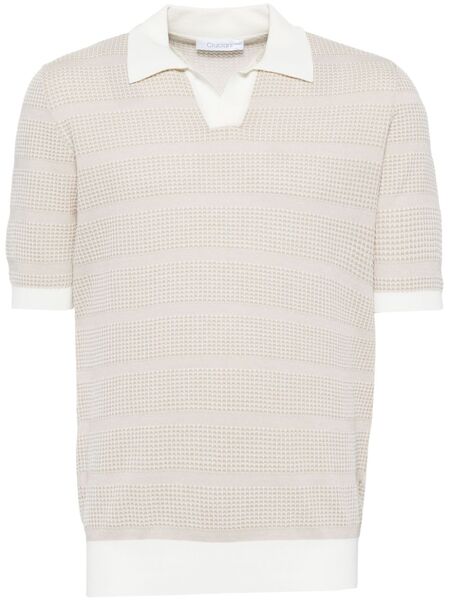  Cruciani Cotton Polo Shirt - Neutrals 