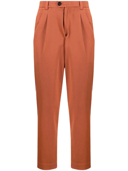  Cruciani Pleated Tapered Trousers - Brown 