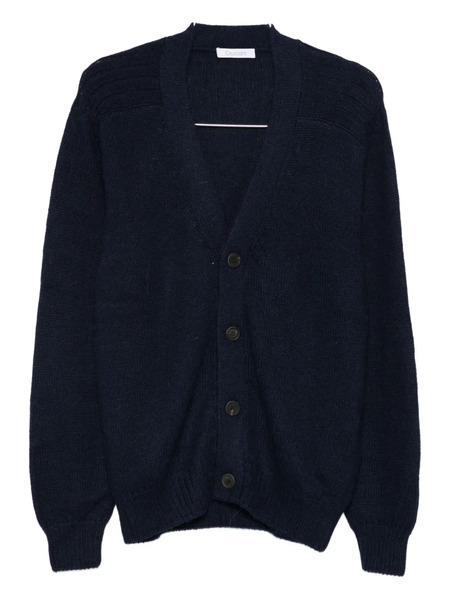  Cruciani Ribbed Cardigan - Blue 