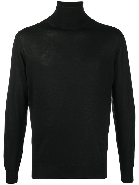  Cruciani Roll-neck Jumper - Black 