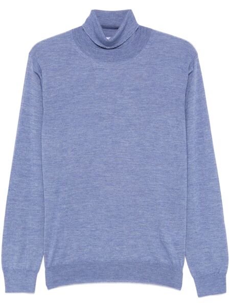  Cruciani Roll-neck Sweater - Blue 
