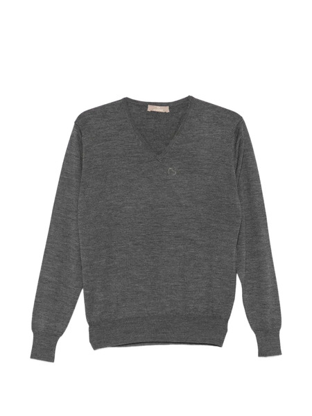  Cruciani V-neck Sweater - Grey 