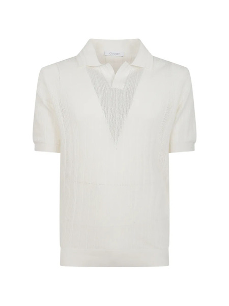  Cruciani V-neck T-shirt - White 