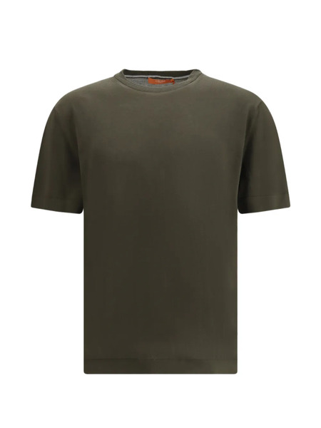  Cruna Knitted Regular Fit T-shirt - Green 