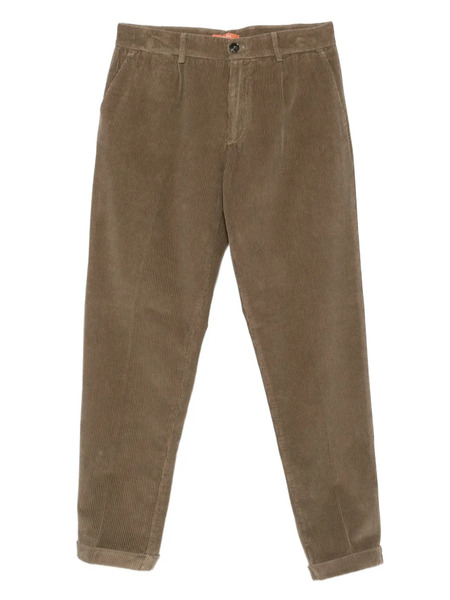  Cruna Pleated Corduroy Trousers - Brown 