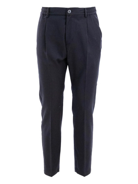  Cruna Pleated-front Trousers - Blue 