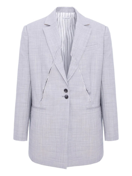  Cuanna Brad Buttoned Blazer - Grey 