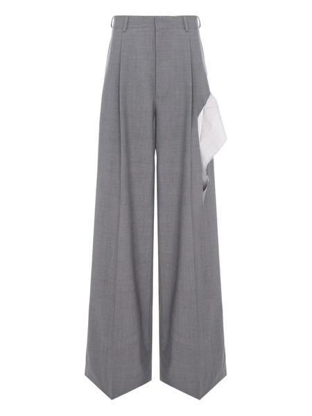  Cuanna Tyra Striped-detail Trousers - Grey 