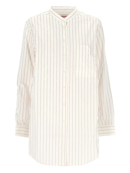  Cuantico Striped Pocket Shirt - White 