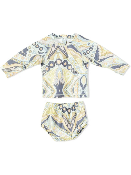  Cult Gaia Berry Graphic-print Swim Set - White 