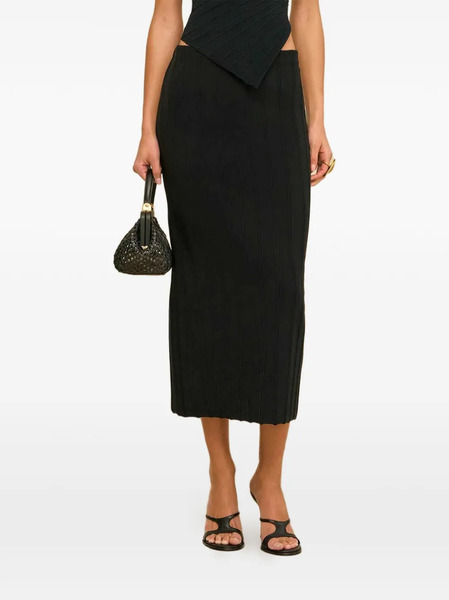  Cult Gaia Black Midi Skirt 