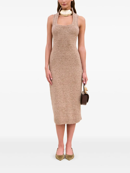  Cult Gaia Casey Knitted Dress - Neutrals 