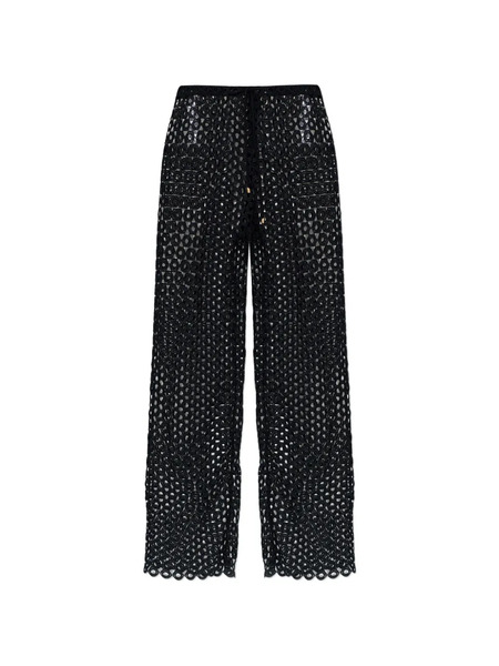  Cult Gaia Cut-out Drawstring Trousers - Black 