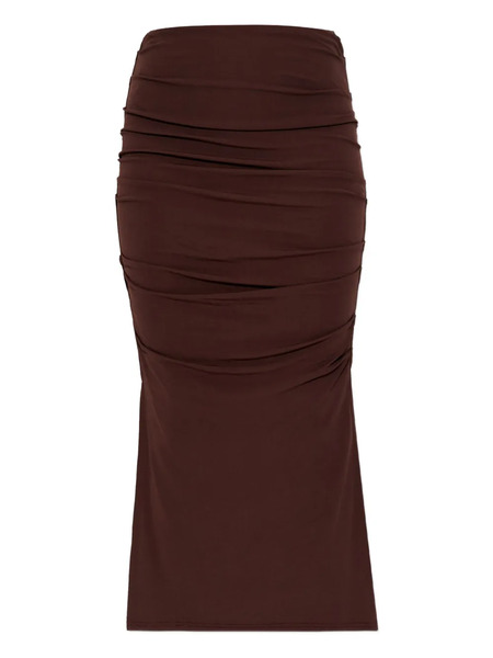  Cult Gaia Dany Midi Skirt - Brown 