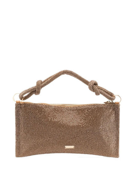  Cult Gaia Hera Rhinestone Shoulder Bag - Gold 