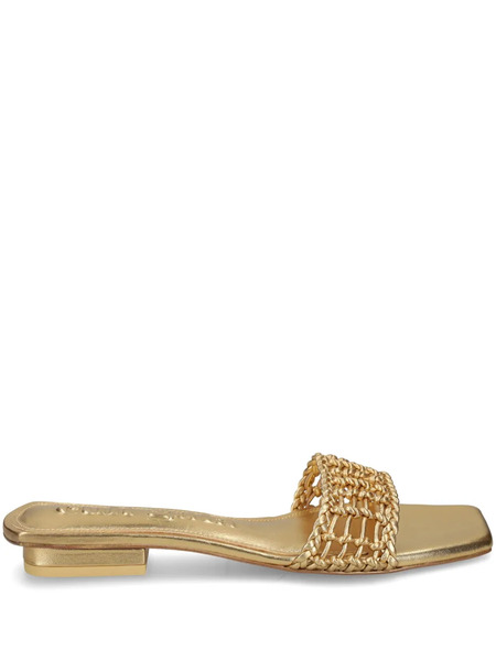 Cult Gaia Maya Slides - Gold 