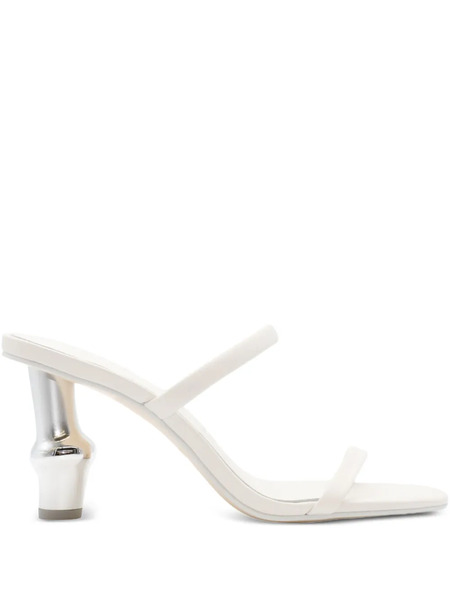  Cult Gaia 80mm Bambu Sandals - White 