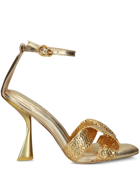  Cult Gaia 100mm Zephyr Sandals - Gold 