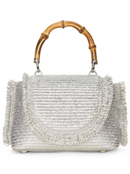  Cult Gaia Ozzy Metallic-effect Mini Bag - Silver 