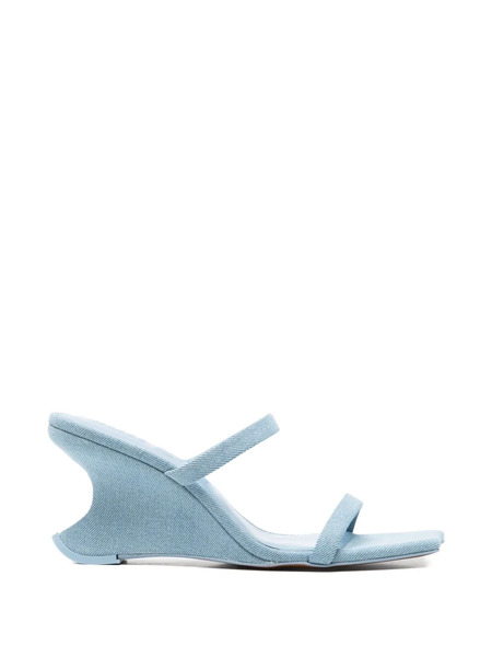  Cult Gaia Raven Strap Sandals - Blue 