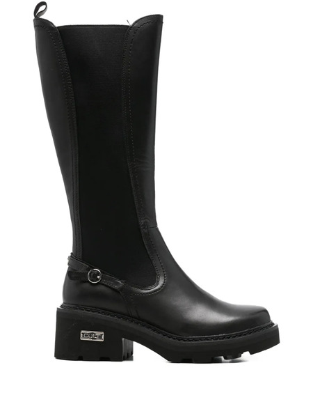  Cult Leather Knee-high Boots - Black 