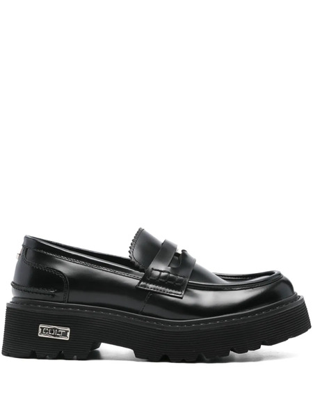  Cult Penny-strap Platform Loafers - Black 