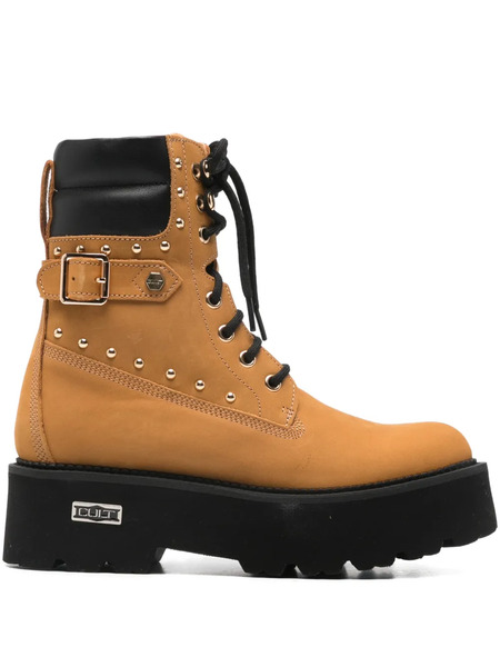  Cult Studded-detail Boots - Brown 