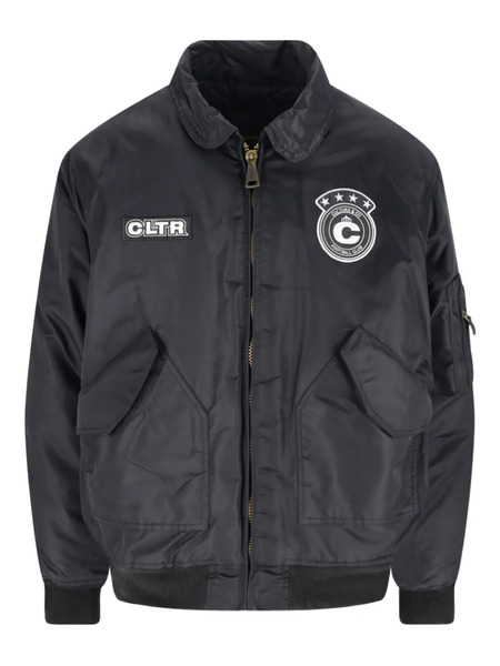  Cultura Zip Bomber Coat - Black 