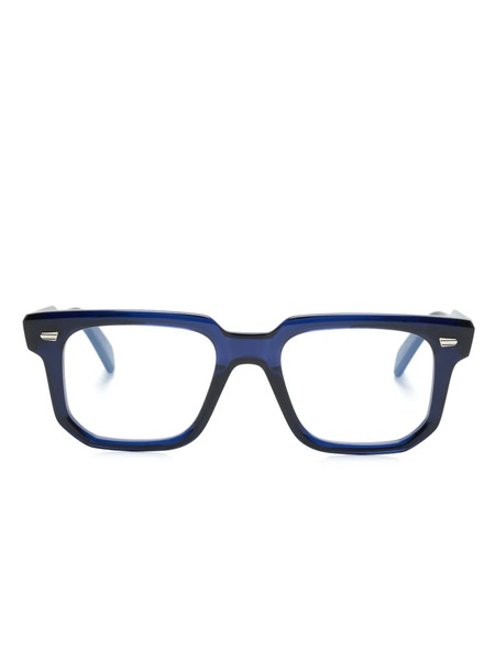 Cutler & Gross Geometric-frame Glasses - Blue 