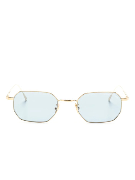  Cutler & Gross Geometric-frame Sunglasses - Gold 
