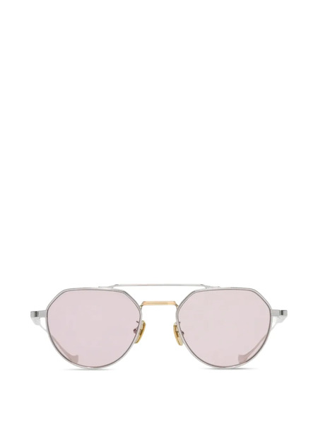  Cutler & Gross Geometric-frame Sunglasses - Silver 