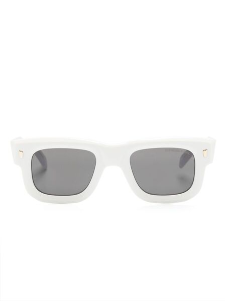  Cutler & Gross Rectangle-frame Tinted Sunglasses - Black 