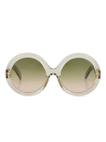  Cutler & Gross 1412 Tinted Round-frame Sunglasses - Neutrals 