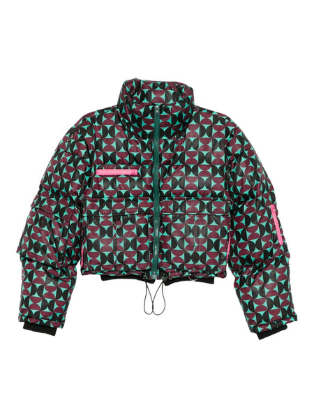 Cynthia Rowley Art Nouveau Ski Jacket - Green 