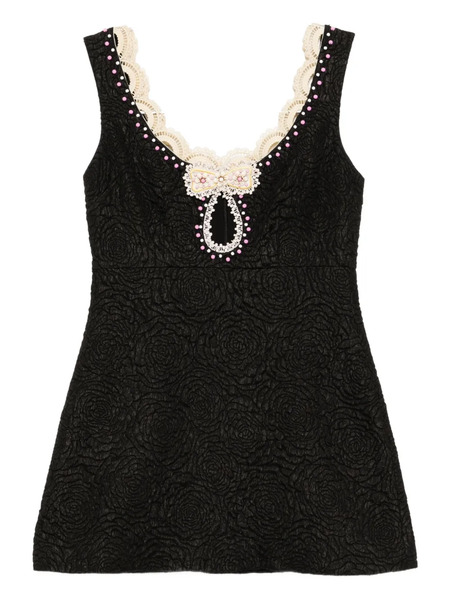  Cynthia Rowley Bead-embellished Dress - Black 
