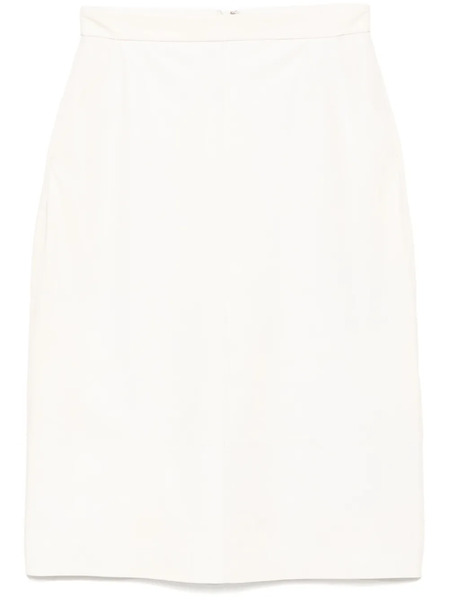  Cynthia Rowley Leather Skirt - Neutrals 
