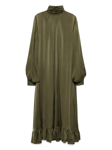  Cynthia Rowley Monroe Silk Charmeuse Dress - Green 
