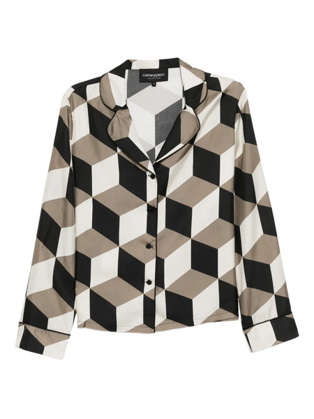  Cynthia Rowley The Illusion Shirt - Neutrals 