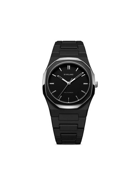  D1 Milano Polycarbon 37mm Watch - Black 