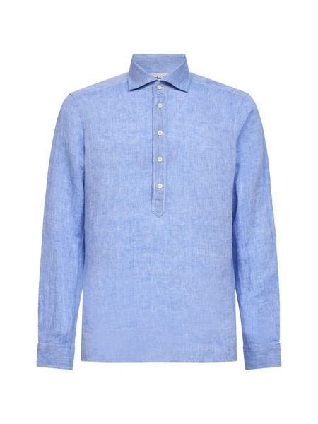  D4.0 Button Light Blue Polo Shirt 
